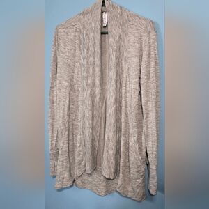 Light Gray Athleta Medium Open-Front Women's Cardigan Sweater